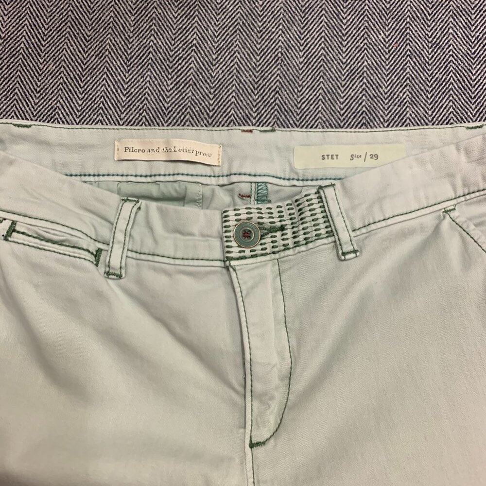 ANTHROPOLOGIE - Pilcro - Stet Pant in Mint - Picture 4 of 7